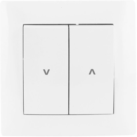 Łącznik żaluzjowy pojedynczy (dwuklawiszowy) VCX WESA LC 12 Biały VCX