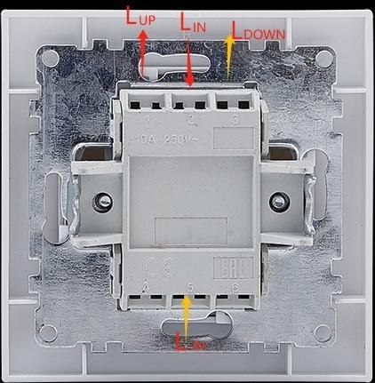 Łącznik żaluzjowy pojedynczy (dwuklawiszowy) VCX WESA LC 12 Biały VCX