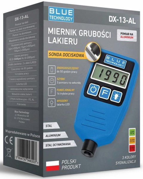 Miernik grubości lakieru Blue Technology DX-13-AL BLUE TECHNOLOGY