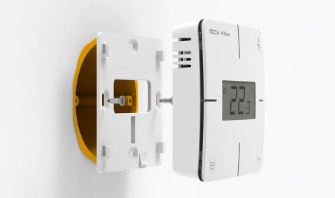 Przewodowy regulator pokojowy sinum czarny R-S1 Tech Sterowniki TECH STEROWNIKI