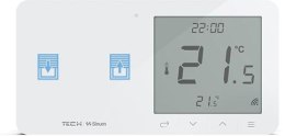 Przewodowy regulator pokojowy z włącznikiem rolet biały WZR-02ML Tech Sterowniki TECH STEROWNIKI