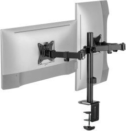 Uchwyt biurkowy przegubowy na 2 monitory Spacetronik SPA-120 SPACETRONIK