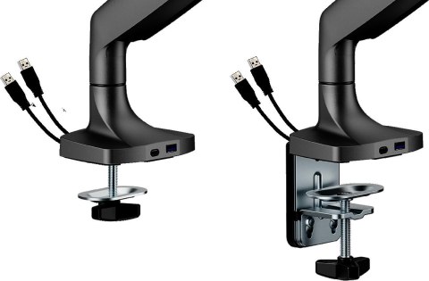 Uchwyt do monitora 17"-45" Spacetronik SPA-S110B USB SPACETRONIK