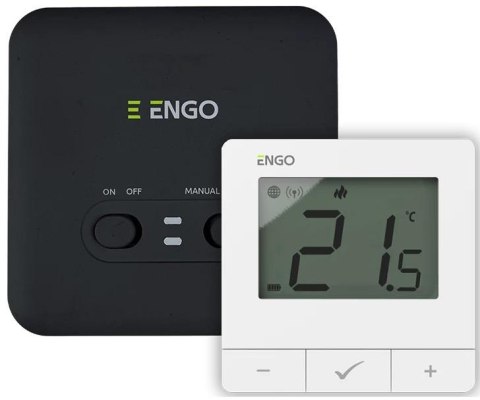 ENGO Controls E20i-W - Internetowy, bezprzewodowyregulator temperatury, Wi-Fi, biały ENGO CONTROLS