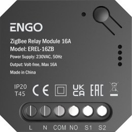 ENGO Controls EREL-16ZB - Smart Relay - Inteligentny przekaźnik ZigBee do systemu ENGO Smart ENGO CONTROLS