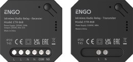 ENGO Controls ETR-868 - Przekaźnik bezprzewodowy EngoLink, sterowany radiowo, 868Mhz, 230V ENGO CONTROLS