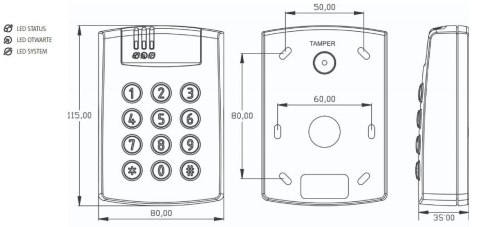 Kontroler dostępu ROGER PR612 ROGER