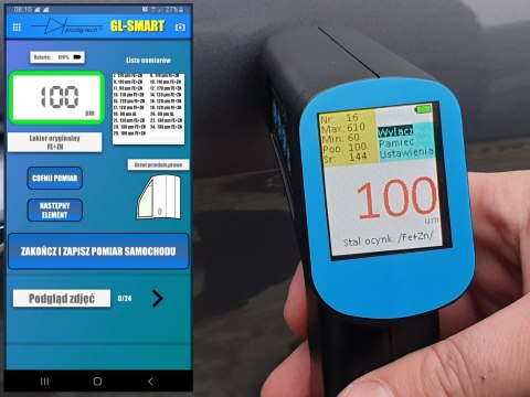 MIERNIK GRUBOŚCI LAKIERU GL-PRO-SMART-FAZ PRODIG-TECH