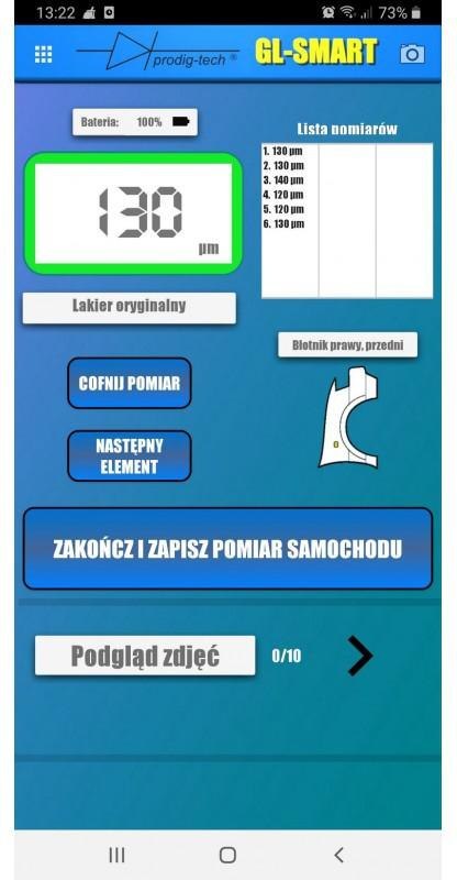 MIERNIK GRUBOŚCI LAKIERU GL-SMART-2 PRODIG-TECH