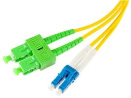PATCHCORD ŚWIATŁOWODOWY SM DUPLEX 9/125, SC/APC-LC/UPC 1m OEM