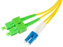 PATCHCORD ŚWIATŁOWODOWY SM DUPLEX 9/125, SC/APC-LC/UPC 1m OEM