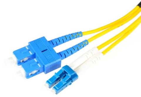 PATCHCORD ŚWIATŁOWODOWY SM SC/UPC-LC/UPC DUPLEX 1m OPTON