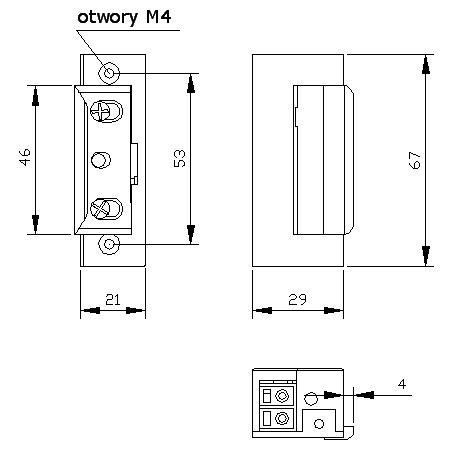 ZACZEP ELEKTRA R4 Z PAM. Z BLOK. SYMETR. 24V; 7544 ELEKTRA-PLUS