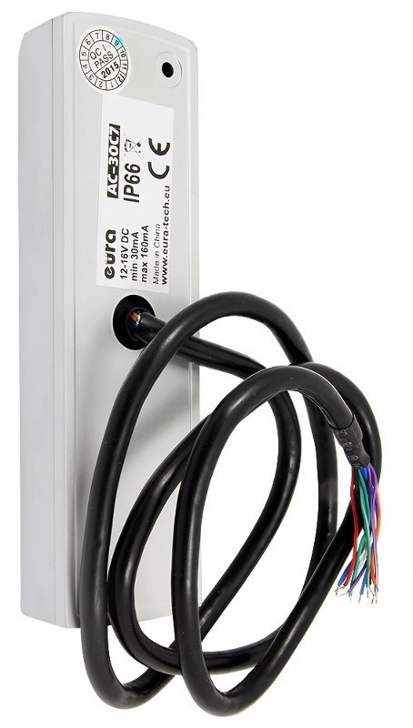 ZAMEK SZYFROWY ''EURA'' AC-30C7 (2 wyjścia, natynk, karta zbliżeniowa) EURA