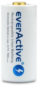 Akumulatorek 16340 / R-CR123 3,7V everActive 700mAh (1 szt.) z zabezpieczeniem EVERACTIVE