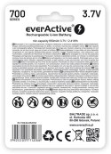 Akumulatorek 16340 / R-CR123 3,7V everActive 700mAh (1 szt.) z zabezpieczeniem EVERACTIVE