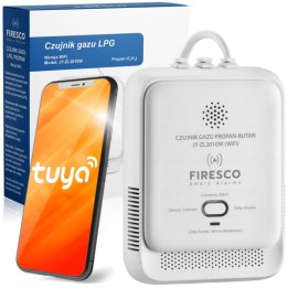 Czujnik gazu LPG Propan-Butan Firesco JY-ZL2010W z WiFi aplikacja Tuya FIRESCO