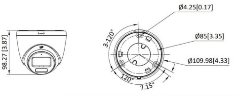 Kamera 4w1 Hikvision DS-2CE72DF3T-LFS(2.8mm)(O-STD) HIKVISION