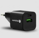ŁADOWARKA SIECIOWA everActive GaN SC-390QB 30W 1xUSB-C 1xUSB-A PD PPS EVERACTIVE