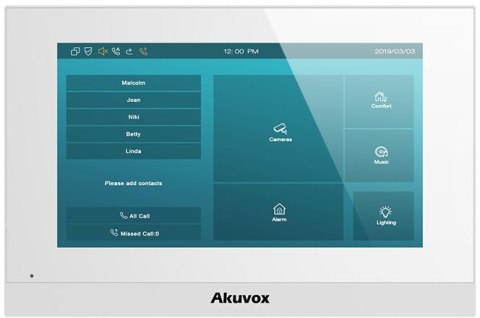 Monitor wideodomofonu Akuvox AKV-C313W-W AKUVOX