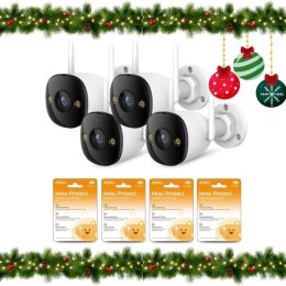 Zestaw 4 kamer IP Imou bullet 3 5MP z chmurami Imou Protect IMOU