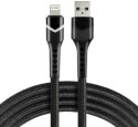 KABEL USB-A / Lightning Apple iPhone LED RGB everActive CBB-1IBR 100cm 2,4A EVERACTIVE