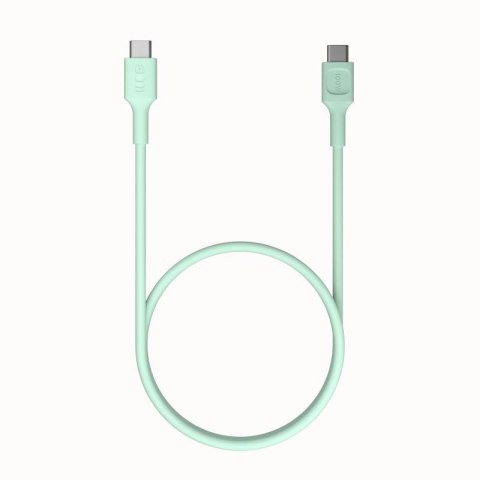 KABEL USB-C / USB-C Greencell PowerFlex 200cm PD 100W zielony silikonowy GREEN CELL