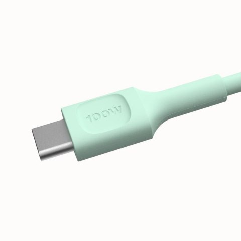 KABEL USB-C / USB-C Greencell PowerFlex 200cm PD 100W zielony silikonowy GREEN CELL