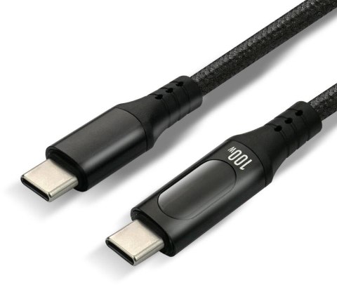 KABEL USB-C / USB-C LCD everActive CBB-1PD5L 100cm 20V 5A 100W EVERACTIVE