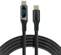 KABEL USB-C / USB-C LCD everActive CBB-2PD5L 200cm 20V 5A 100W EVERACTIVE