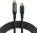 KABEL USB-C / USB-C LCD everActive CBB-2PD5L 200cm 20V 5A 100W EVERACTIVE