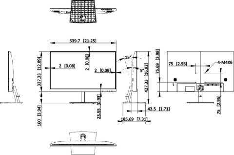 Monitor Hikvision DS-D5024F2-AP2 HIKVISION