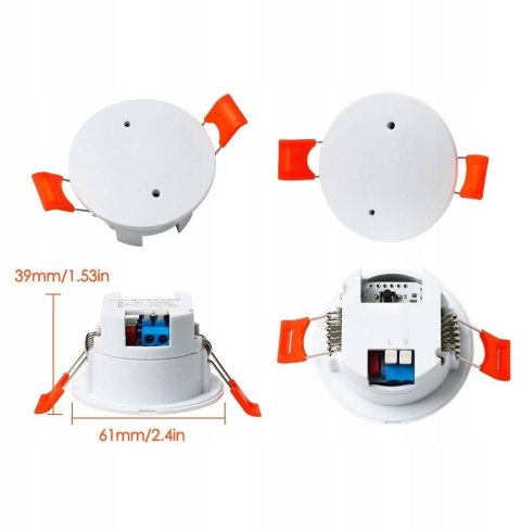 OXT Czujnik radar obecności jasności 230V ZigBee TUYA T160 OXT