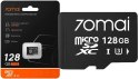 Wideorejestrator 70mai X800 Dash Cam 4K Omni czarny + microSD 70mai 128GB 70MAI