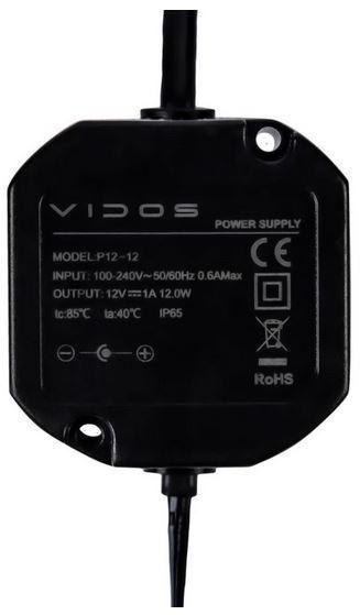 Zasilacz Vidos P12/12 VIDOS