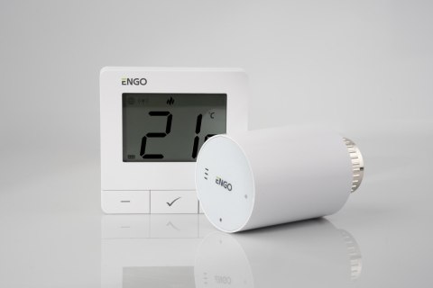 ENGO Controls Inteligentny zestaw ogrzewania Biały (E25-BATW + ETRV-M30 + EPlug WiFi) ENGO CONTROLS