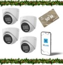 Kamera 4w1 Hilook by Hikvision kopułka 8MP TVI-T8M-20DL Opakowanie zbiorcze 4szt. HILOOK