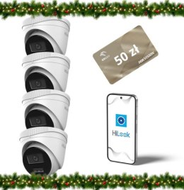Kamera IP Hilook by Hikvision kopułka 4MP IPCAM-T4-30DL Opakowanie zbiorcze 4 szt. HILOOK