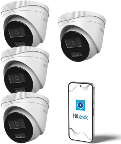 Kamera IP Hilook by Hikvision kopułka 4MP IPCAM-T4-30DL Opakowanie zbiorcze 4 szt. HILOOK
