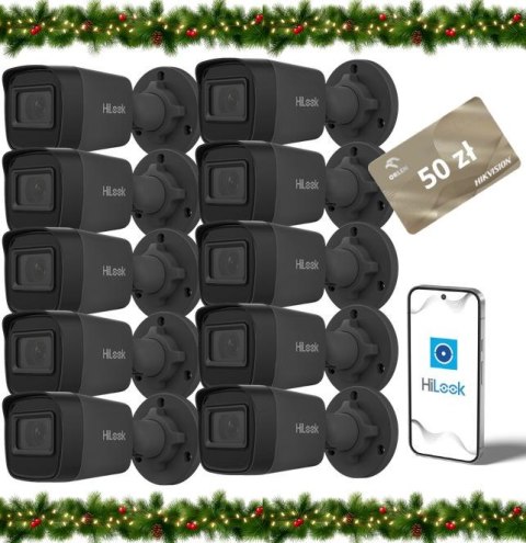 Kamera IP Hilook by Hikvision tuba 4MP IPCAM-B4-P Black Opakowanie zbiorcze 10szt. HILOOK