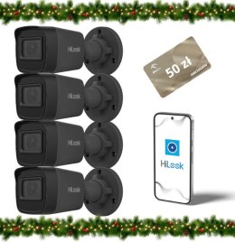 Kamera IP Hilook by Hikvision tuba 4MP IPCAM-B4-P Black Opakowanie zbiorcze 4szt. HILOOK