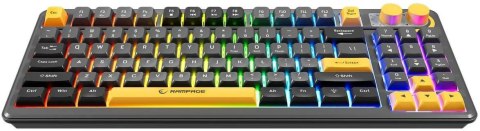 Klawiatura przewodowa Rampage CYCLONE KNOB RGB 90% INNY