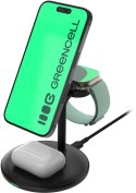 ŁADOWARKA INDUKCYJNA Greencell MagScape 3w1 15W MagSafe IPhone AirPods Apple Watch GREEN CELL