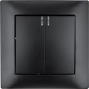 Łącznik podwójny z podświetleniem VCX WESA LC 04C Czarny VCX