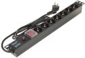 Listwa Zasilająca 7 gniazd Schuko L19/7F DELTA