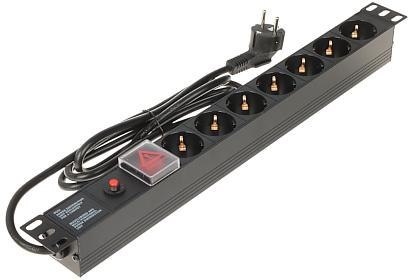 Listwa Zasilająca 7 gniazd Schuko L19/7F DELTA