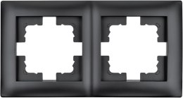 Ramka podwójna czarna LC-48C VCX