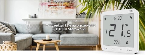 TECH STEROWNIKI Zestaw bezprzewodowej kontroli strefowej ogrzewania grzejnikowego TECH STEROWNIKI