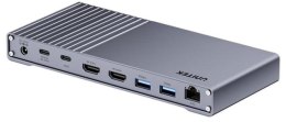 Unitek Potrójna stacja dokująca USB4 40Gb/s,zasilacz 120W UNITEK