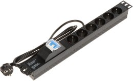 Listwa zasilająca 6 gniazd PD-6/R-2P DELTA